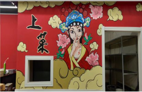 曲靖墙体彩绘的发展和应用