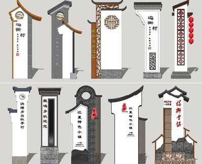 曲靖美丽乡村标识标牌有哪些分类？